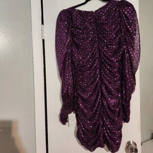 For Love and Lemons sequin purple dress, fancy.